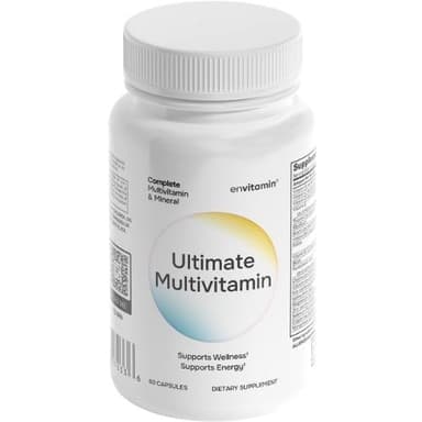 envitamin Ultimate Multivitamin Multimineral and Superfood with 42 Fruit and Vegetable Blend, 60 Count