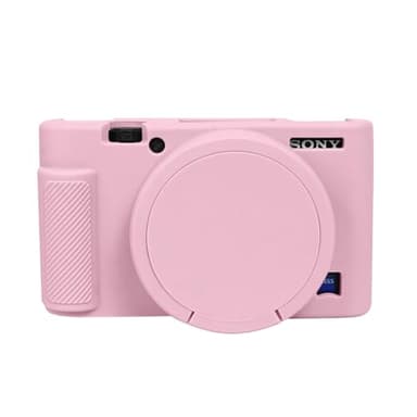 Easy Hood RX100 Case, Silicone Camera Case Lightweight Soft Carrying Cover with Removable Lens Cover for Sony DSC-RX100 III / RX100 V / RX100 IV / RX100 VII DSLR Camera (Pink)
