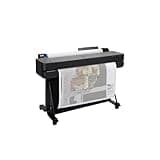 HP DesignJet T630 Large Format Wireless Color Plotter Printer - 24", with Auto Sheet Feeder, Media Bin & Stand (5HB09D) - New Model