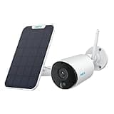 REOLINK 2K 3MP Solar Security Camera, Wireless Home Security Camera Outdoor Indoor, Night Vision, Human/Car Detection, 2.4G WiFi, Local Storage, No Monthly Fee, Support Home Hub, Argus Eco+Solar Panel