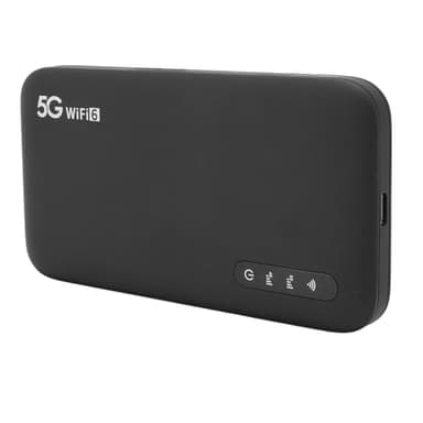 Vvikizy 5G Mobile Hotspot WiFi 6, 5G Portable Router with SIM Card Slot, Support 16 Devices 6100mAh Battery, Portable Internet Devices for Travel and Home Use