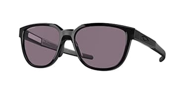 Oakley Mens OO9250 Actuator Rectangular Sunglasses, Polished Black/Prizm Grey, 57 mm