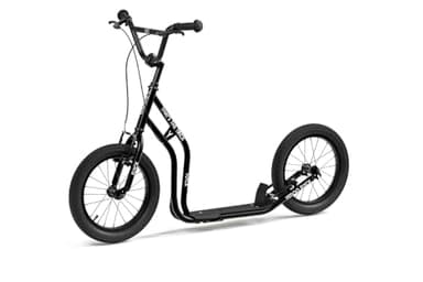 Yedoo FLYCK 16 Inch Kids Scooter for Ages 8+, Dual 16” Pneumatic Wheels, Lightweight Steel Frame, Adjustable Handlebar, Rear Brakes, Kickstand, 220 lbs. Capacity
