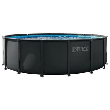 INTEX Ultra XTR Deluxe Round Above Ground Swimming Pool Set: 18ft x 52in - Includes Krystal Clear Cartridge Filter Pump - Easy to Assemble