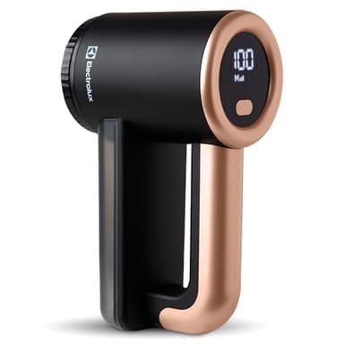 Electrolux Rechargeable Fabric Shaver | 3-Speed Lint Remover for Clothes & Furniture | Eliminates Fuzz & Pilling | Electric Lint Shaver with LED Display & Type-C Fast Charging Port - Black