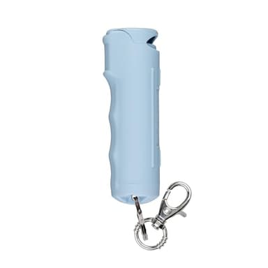 Sabre Pepper Spray with Fast Flip Top Safety & Snap‑Clip Keychain for Self Defense - Maximum Police Strength OC with UV Marking Dye, Finger Grip, 10‑Sec. Spray, 14ft Range, Made in USA