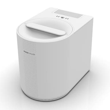 Food Cycler Eco 3 Compact Kitchen Food Recycler | Indoor Composter Bin Alternative | Electric Countertop Food Waste Disposer with Odorless 3.5L Indoor Food Waste Bin for Easy Waste Management | White