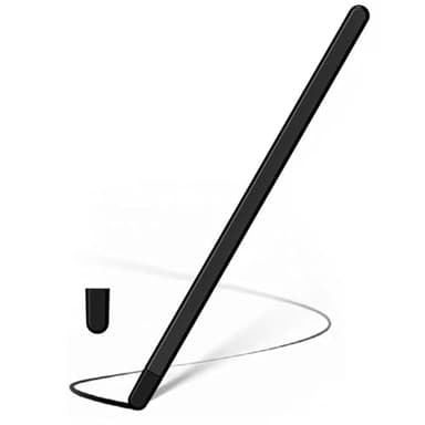 liuziyi for Samsung Galaxy Z Fold 7 Case Slim Stylus with 2 pcs Soft Nib, Work for Both Out and Inner Screen, Zinc Alloy Capacitance Pen, Black