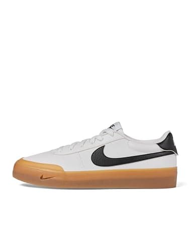 Nike Men's Court Shot Shoes, White/Black-Gum Light Brown, 13
