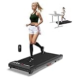 Upreign Portable Walking Treadmill for Home & Office,0.6-3.8MPH Speed, 2.5HP Under Desk Treadmill with Remote Control, Compact Design, LED Display, 300 lbs Max Weight Capacity