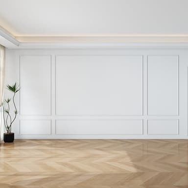 Pangda Peel and Stick Wall Molding Kit, 3D Premade Accent Molding Wainscoting Panel for Interior Wall Moulding Decor, Ready to Assemble Wainscoting Accent Panel(3 Set,35 x 68in + 99 x 68in)