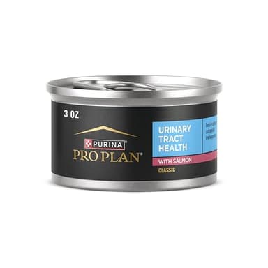 Purina Pro Plan Urinary Tract Health With Salmon Classic Wet Cat Food Pate - (Pack of 24) 3 oz. Pull-Top Cans