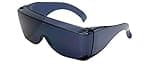 Calabria 3000 Fit Over Safety Glasses Fitover Prescription Eyewear Smoke Grey Men Women Wraparound Tinted Anti Scratch Glare