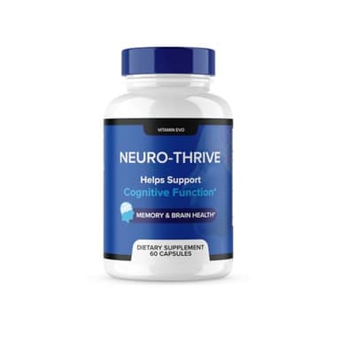Neuro Thrive Brain Supplement, Neuro Thrive for Memory, Neuro Thrive PQQ to Reduce The Negative Effects of Brain Fog, Neuro Thrive Cognitive Function, NeuroThrive Reviews Neuro-Thrive (60 Capsules)