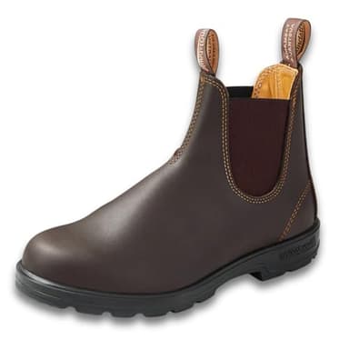 Blundstone 550 Unisex Classic Series Chelsea Boot for Men and Women with Shock Absorption and Premium Water Resistant Leather, Walnut Brown, 6 US Men / 8 US Women / 5 AU