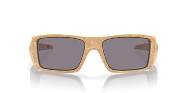 Oakley OO9231 Heliostat Sunglasses, Matte Stone Desert Tan/Prizm Grey Polarized, 61 mm
