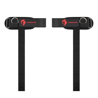 Ekkovision Weight Lifting Straps With Cuffed D Ring, Wrist Support for Men, Heavy Duty Thick Comfortable Lifting Straps, Secure Fit, Enhanced Grip, Straps for Weightlifting & Gym Training, PHASE3