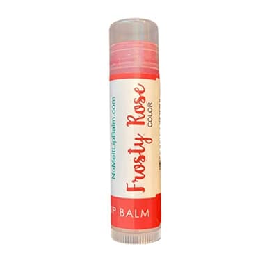 NO MELT LIP TINT Won't Melt in Car, Natural Ingredients, Moisturizes, Gluten Free (Frosty Rose)