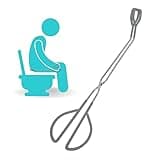 Vive Toilet Aids for Wiping Bottom - Tongs for Toileting, Wiper Reacher Tool, Self Wipe Assist - Handicap Accessories for Daily Living, Back & Shoulder Surgery Recovery, Limited Mobility - Long Handle