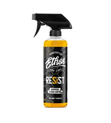 Ethos RESIST Graphene Spray Coating for Cars – Graphene Ceramic Coating Spray, Extreme Hydrophobic Protection, Gloss Enhancement, Water Spot Resistant Paint Sealant – 16oz