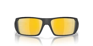 Oakley OO9231 Heliostat Sunglasses, Matte Black/Prizm 24K Polarized, 61 mm