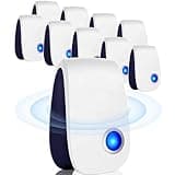 Upgraded Ultrasonic Pest Control Repeller 10 Pack,Electronic Pest Repellent Plug in Indoor,Mouse Repellent for Insects, Mice,Rodents,Mosquitoes,Spiders,Ant Bugs,Spide,Rat,Cockroach