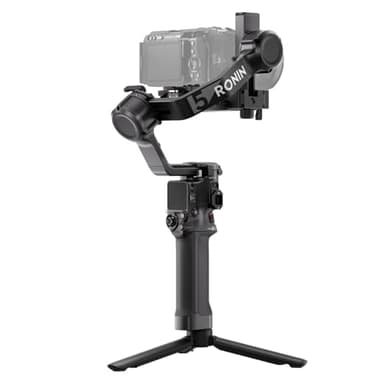 DJI RS 5, Gimbal Stabilizer for Camera Canon/Sony/Panasonic/Nikon/Fujifilm, Fine-Tuning Knobs, 2nd-Gen Automated Axis Locks, Quick-Open Tripod, New Z-Axis Indicator