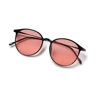 BRADDELL OPTICS FL 41 Rose Tinted Reading Glasses for Migraine Light Sensitivity and Fluorescent LED Glare