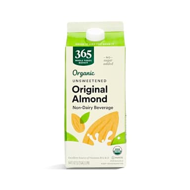 365 by Whole Foods Market, Organic Almondmilk Unsweetened, 64 fl oz