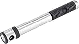 Klic Hand Pump w/Gauge - High Volume/High Pressure, Co2, Portable, Lightweight Bike Hand Pump for Presta and Schrader Valve,Silver
