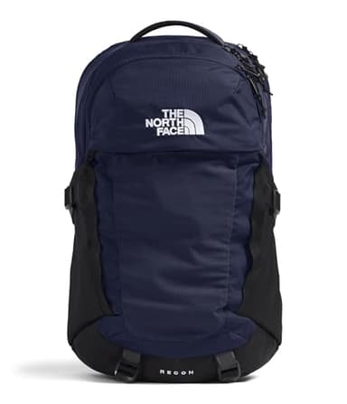 The North Face Recon Everyday Laptop Backpack - Daypack, Water Repellent, Laptop Sleeve, 2 Water Bottle Pockets, TNF Navy/TNF Black-NPF, One Size