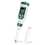 Yewhick Bluetooth Food pH Meter, Digital pH Meter for Food High Accuracy Waterproof Food pH Tester with ATC for Sourdough and Bread Canning, Meat, Cheese, Solid Samples, and Water