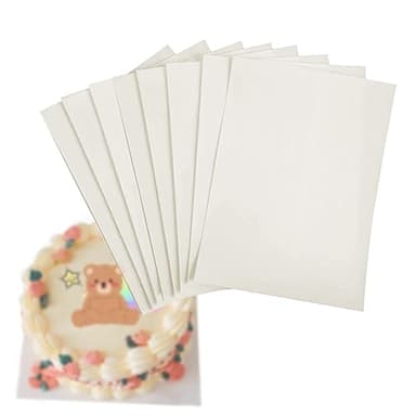 Wafer Paper for Edible Ink Printers Glutinous Rice Paper for Cake Decoration 8.2" x 11.6" White