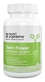 Nutri Supreme Teen Multivitamin for Boys and Girls 12-17, Best Kosher One Per Day Teen Vitamins, Formulated for Teen Development and Immune Health, 30 Capsules