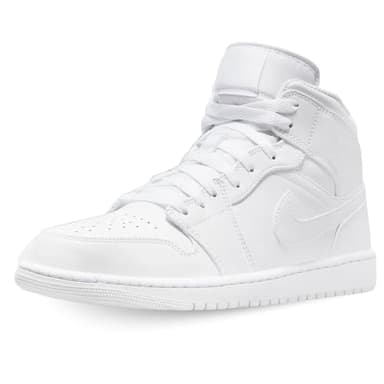Jordan Mens Air 1 Mid 554724 136 Triple White - Size 11