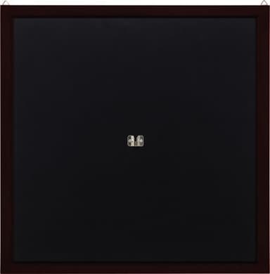 Viper Championship Wood Framed Sisal Dartboard Backboard, Dark Mahogany Finish, Black Felt