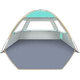Gorich Beach Shade Tent for 3 Person with UPF 50+ UV Protection, Portable Sun Shelter Canopy, Lightweight & Easy Setup Cabana Beach Tent