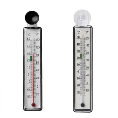 Aquarium Digital Thermometer Fish for Tank Thermometers Large Numbers No Messy Wires Suck Inside of Terrariu Heater Light Thermo-Meters Gravel Sand Decorations Filter Light