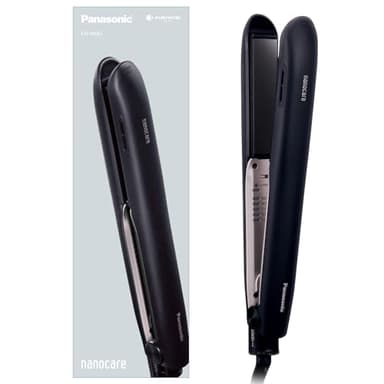 Panasonic EH-HS9J Straight Iron Nano Care AC100-240V Shipped from Japan Released in May 2022 (Black)