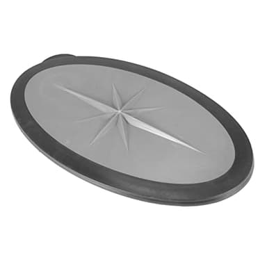 Ruitutedianzi Kayak Hatch Cover Kayak Boat Deck Plate Kayak Boat Deck Hatch Cover Waterproof Kayak Boat Accessories,Gray