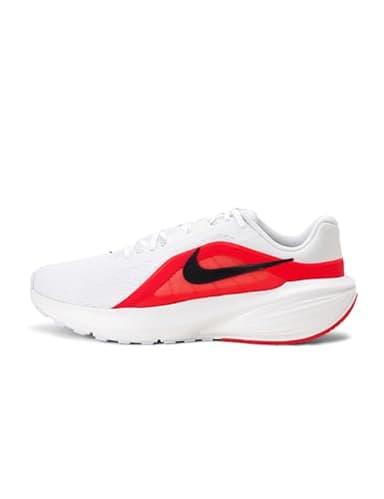 Nike Men's Downshifter 14 Road Running Shoes, White/Black-Summit White-Bright Crimson, 13