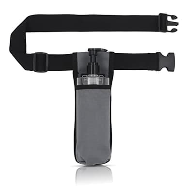 WEARWAN Massage Oil Holster, Adjustable and Durable Massage Holster, Bag only, Bottle not Included (1B-Gray)