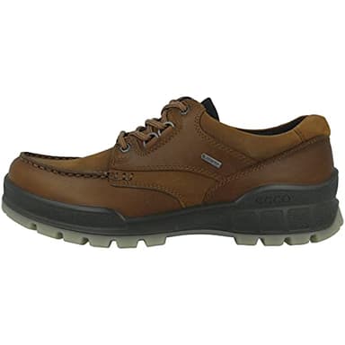 ECCO Mens Track 25 Low Gore-tex Waterproof Hiking Shoe, Bison/Bison Oil Nubuck, 8-8.5 US