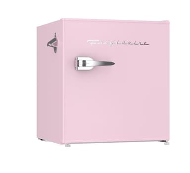 Frigidaire EFR176 1.6 cu. ft. Retro Bar Fridge with Side Bottle Opener (Pink)