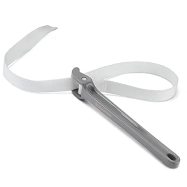 DURATECH Strap Wrench 12" Handle, Adjustable Nylon Strap Pipe Wrenches, Oil Filter Strap Opener Wrench