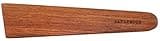 Earlywood 10 inch Handmade Cooking Utensil for Kitchen, Multi-Purpose Wood Scraper and Egg Turner, Cast Iron Scraper and Wood Saute Spatula - Made in USA - Jatoba