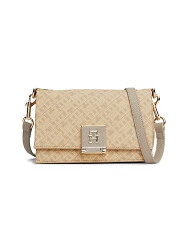 Tommy Hilfiger Women's Leather Crossbody Bag with Crossbody Strap