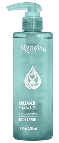 RENEW RX Collagen + Elastin Skin Strengthening Body Serum – Hydrating & Firming Skin Care, Vegan Skincare, 8 fl oz