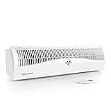 Vornado TRANSOM Window Fan with 4 Speeds, Remote Control, Reversible Exhaust Mode, Weather Resistant Case, Whole Room, Ice White