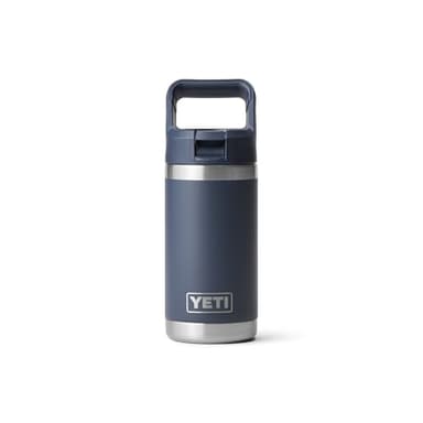 YETI Rambler Jr. 12 oz Kids Bottle, with Straw Cap, Navy